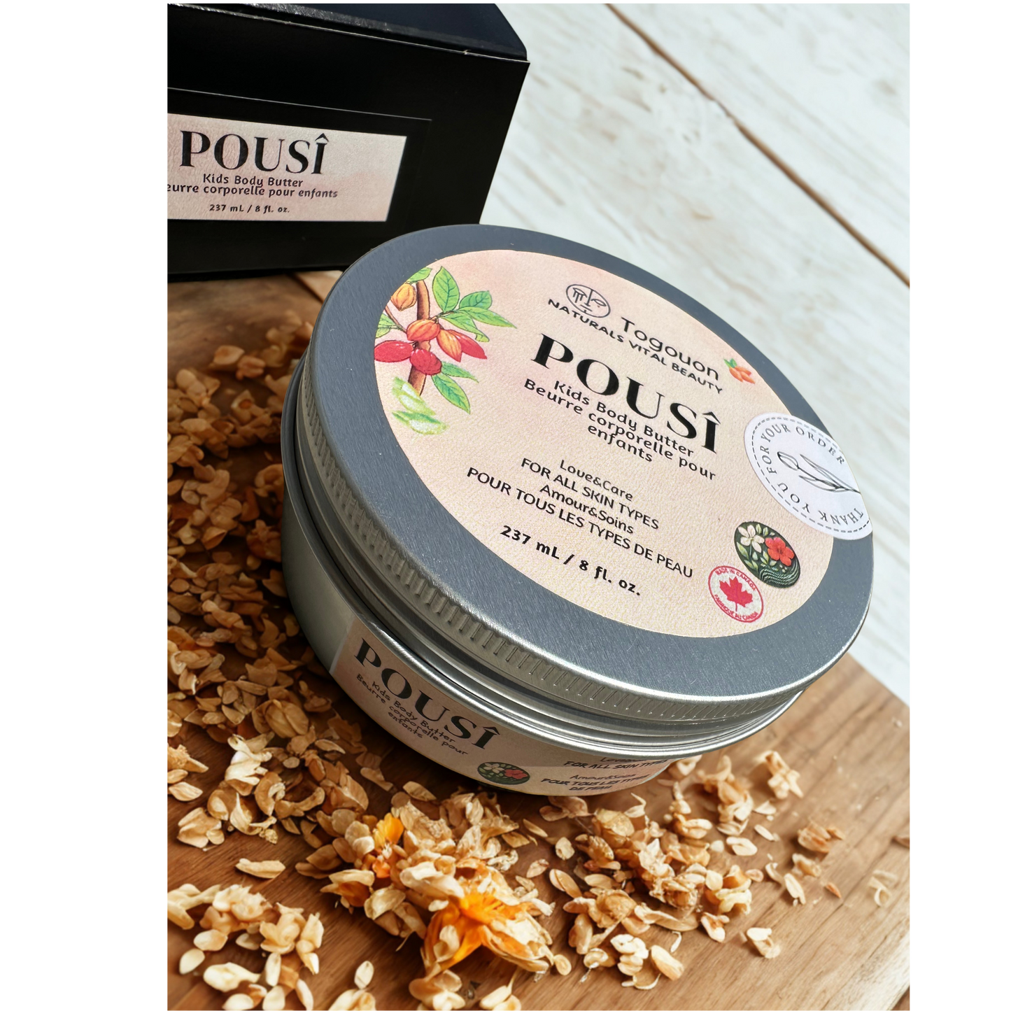 Gentle body cream for children’s dry skin